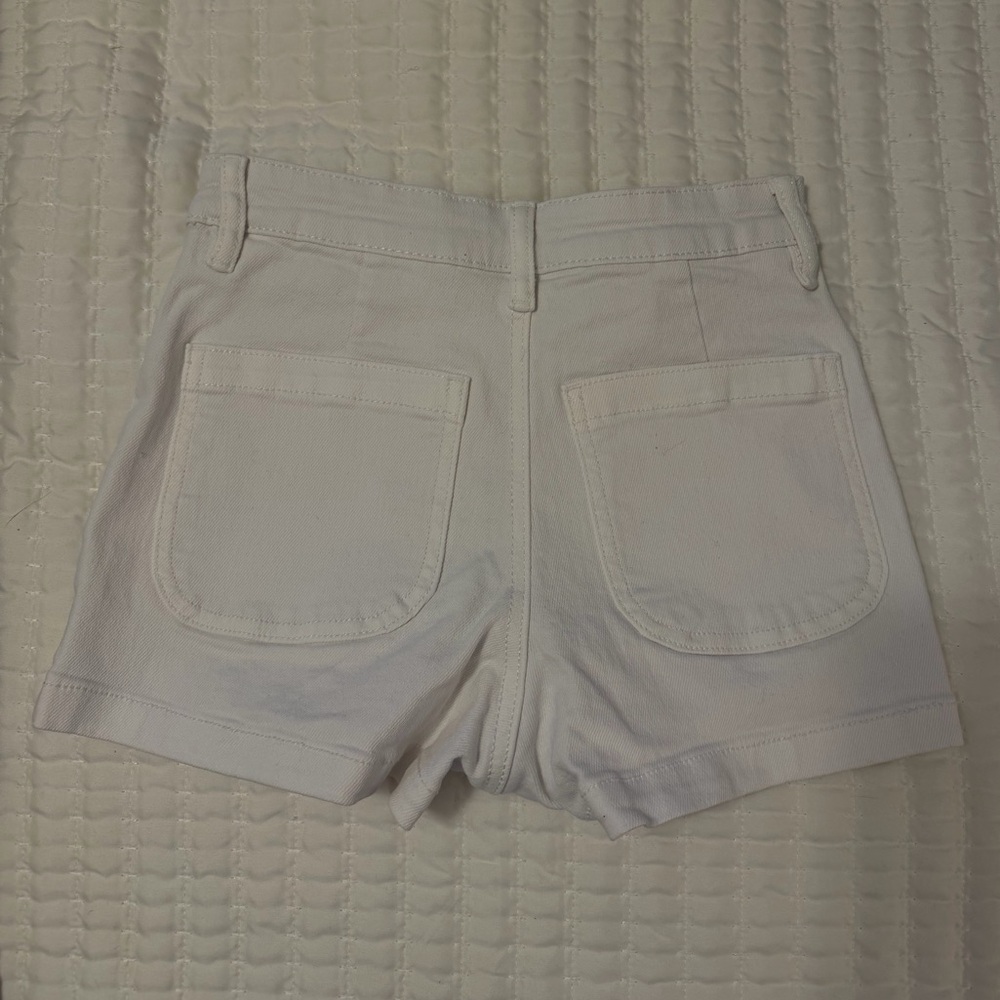 White Mango Denim Shorts